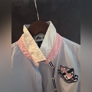 Polo Light Blue Button-Up Shirt